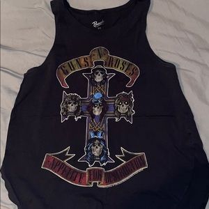 Guns and Roses Tank - flowy - Vintage